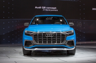 Front grille of Audi Q8