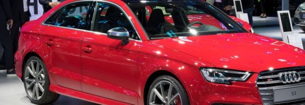 2019 audi a3 parked in a viewing area